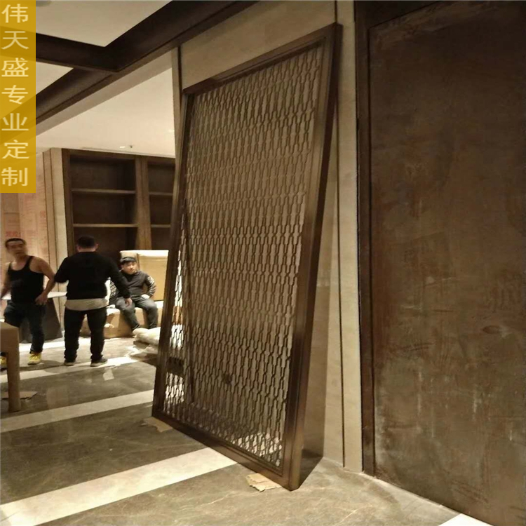 不锈钢屏风WTS155