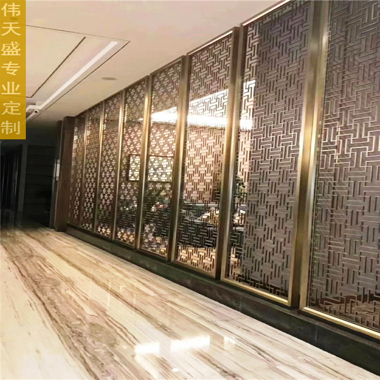 不锈钢屏风WTS224