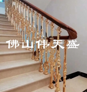 定制高端立柱体不锈钢护栏别墅会所装饰金属护栏