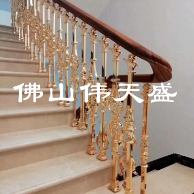 定制高端立柱体不锈钢护栏别墅会所装饰金属护栏