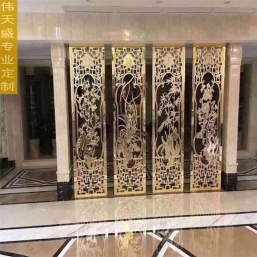 不锈钢屏风WTS146