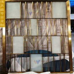 不锈钢屏风WTS159