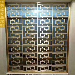 不锈钢屏风WTS178