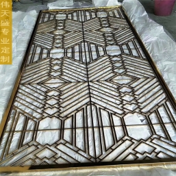 不锈钢屏风WTS179