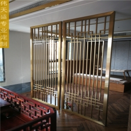 不锈钢屏风WTS191