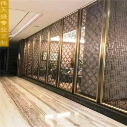 不锈钢屏风WTS224