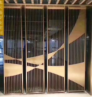 不锈钢屏风WTS232